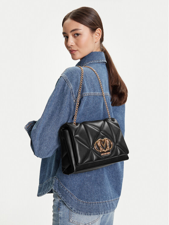 LOVE MOSCHINO LOVE MOSCHINO Ročna torba JC4041PP1NLC0000 Črna