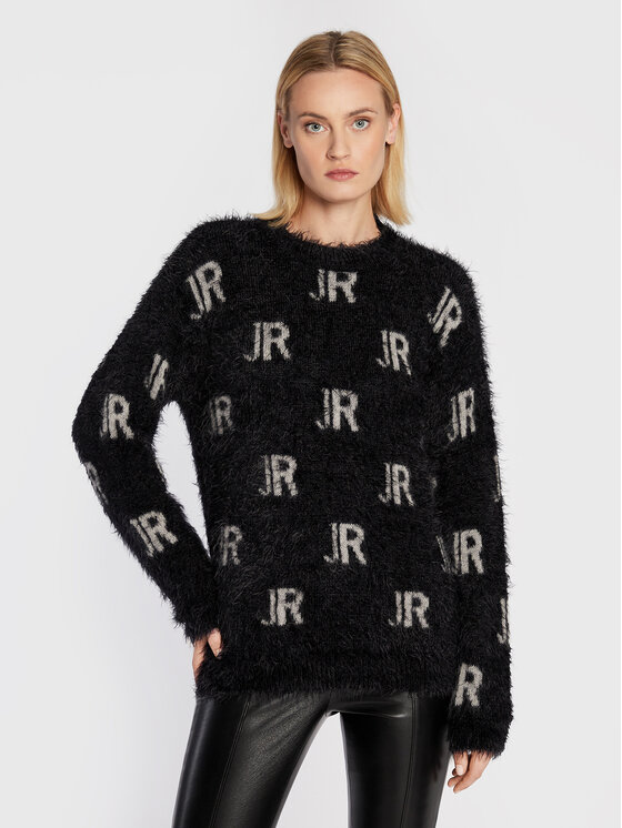 John Richmond Sveter RWA22285MA Čierna Regular Fit
