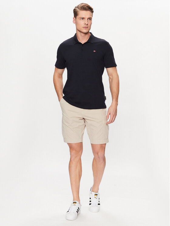 Napapijri Napapijri Polo Ealis NP0A4H8B Granatowy Regular Fit