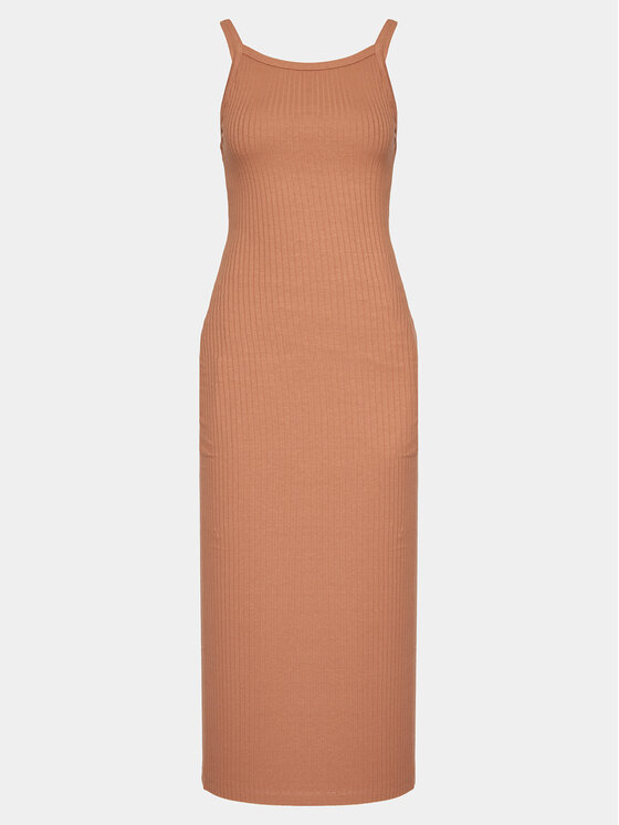 Brave Soul Brave Soul Rochie de vară LDRJ-624TANYA Bej Straight Fit