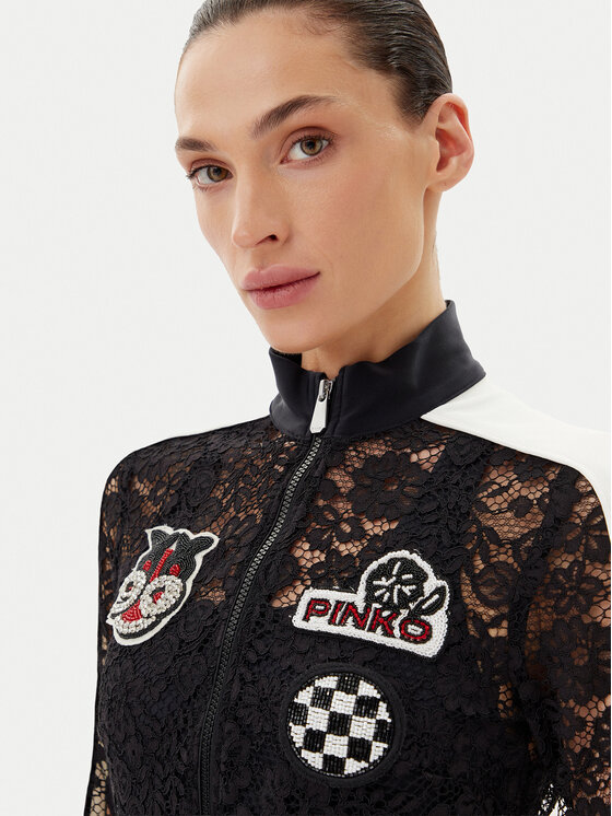 PINKO PINKO Kardigán 105255 A2ML Čierna Regular Fit