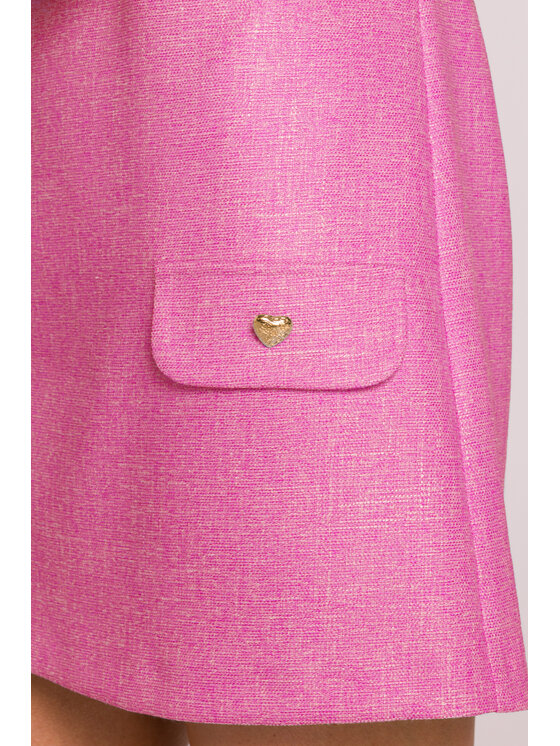 Made of Emotion Made of Emotion Sukienka letnia M855 Różowy Premium Fit