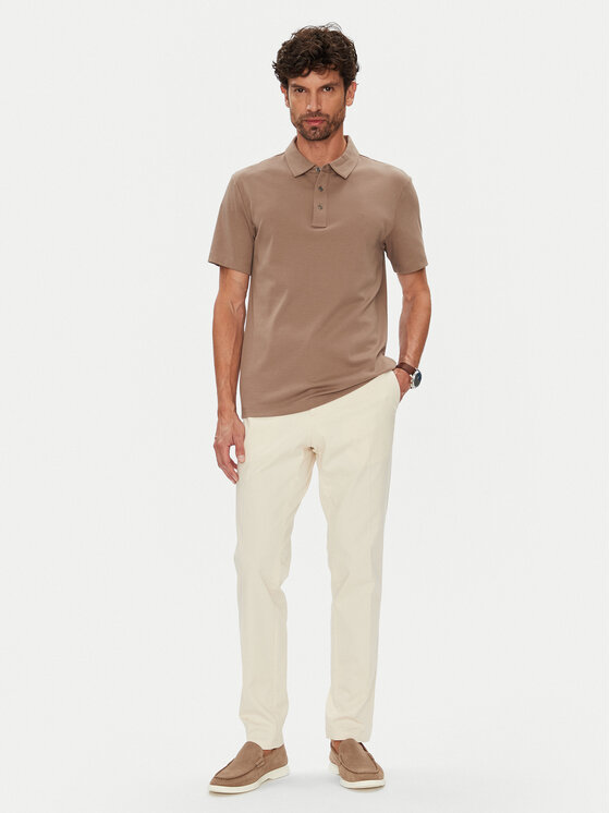 Michael Kors Michael Kors Polo majica CS15073C93 Rjava Regular Fit