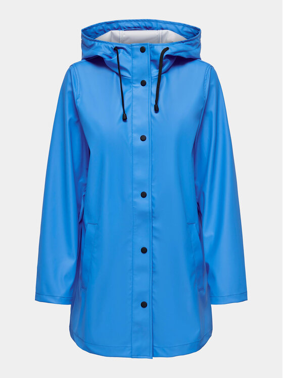 ONLY ONLY Regenjacke New Ellen 15304784 Blau Regular Fit