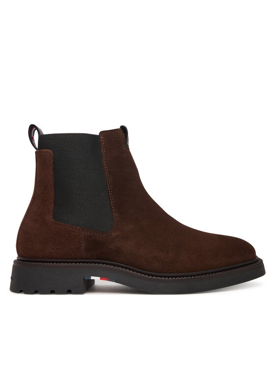 Tommy Hilfiger Tommy Hilfiger Chelsea cipele Comfort Lwt FM0FM05592 Smeđa