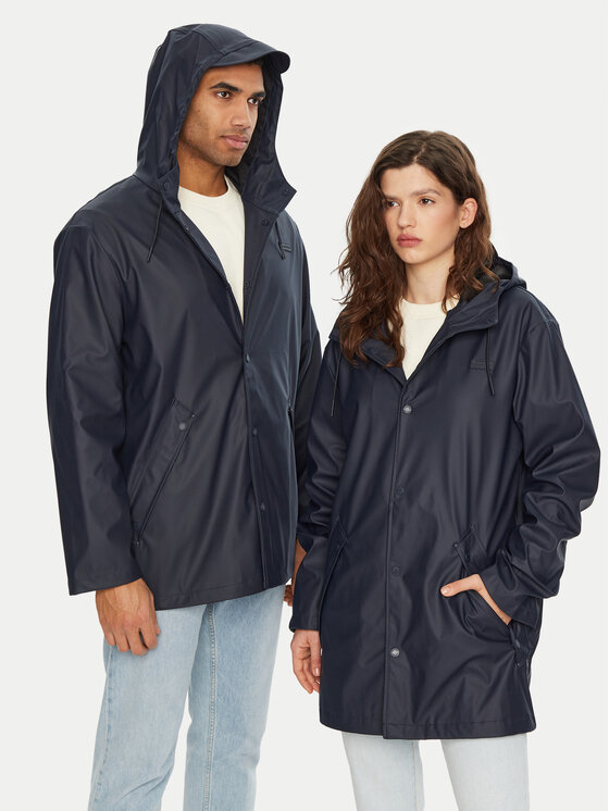 Hunter Hunter Giacca impermeabile HARU0003242 Blu scuro Regular Fit