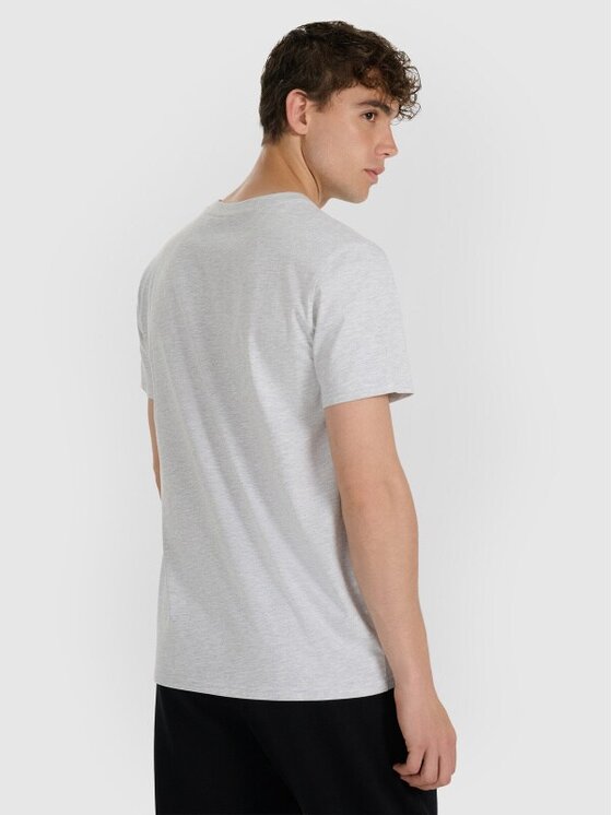 4F 4F T-shirt 4FWMM00TTSHM2257-27M Grigio Regular Fit