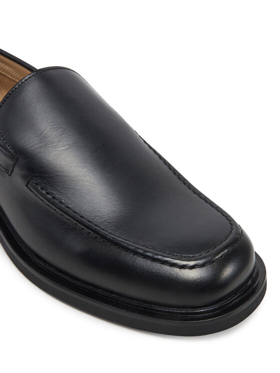 Calvin Klein Calvin Klein Μοκασίνια Sq Rubber Onepiece Moccasin HM0HM01883 Μαύρο