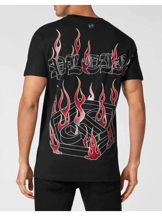 PHILIPP PLEIN PHILIPP PLEIN T-Shirt 20723 Černá Regular Fit