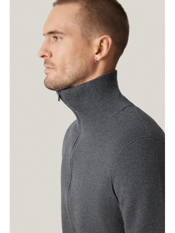 Próchnik Próchnik Sweter PM18 SW073225000122 Szary Regular Fit