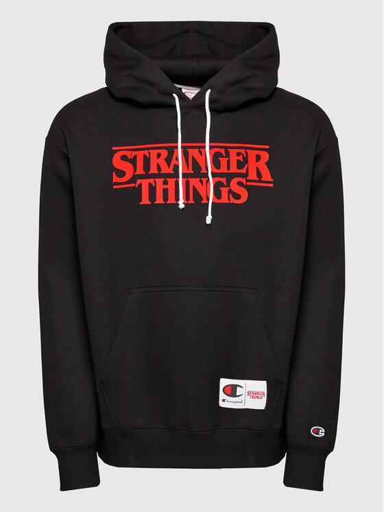Champion Champion Μπλούζα STRANGER THINGS Unisex 217780 Μαύρο Regular Fit