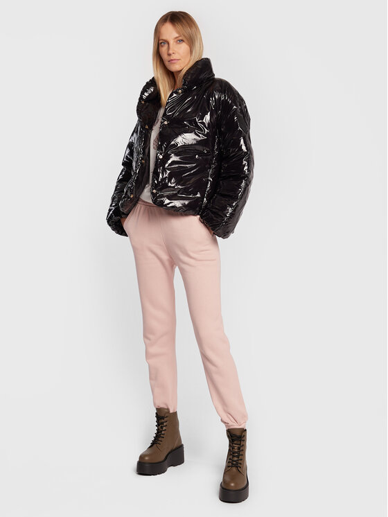 PINKO PINKO Zimné bundy Ianna 1G17XH A00N Čierna Relaxed Fit