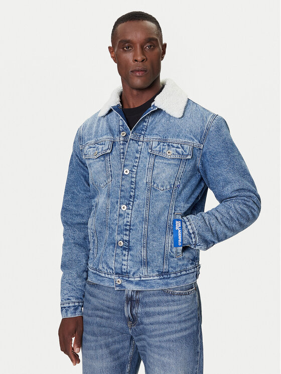 Karl Lagerfeld Jeans Karl Lagerfeld Jeans Farmer kabát A4M14014 Kék Regular Fit