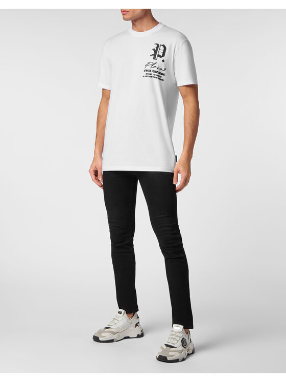 PHILIPP PLEIN PHILIPP PLEIN Tričko 14819 Biela Regular Fit