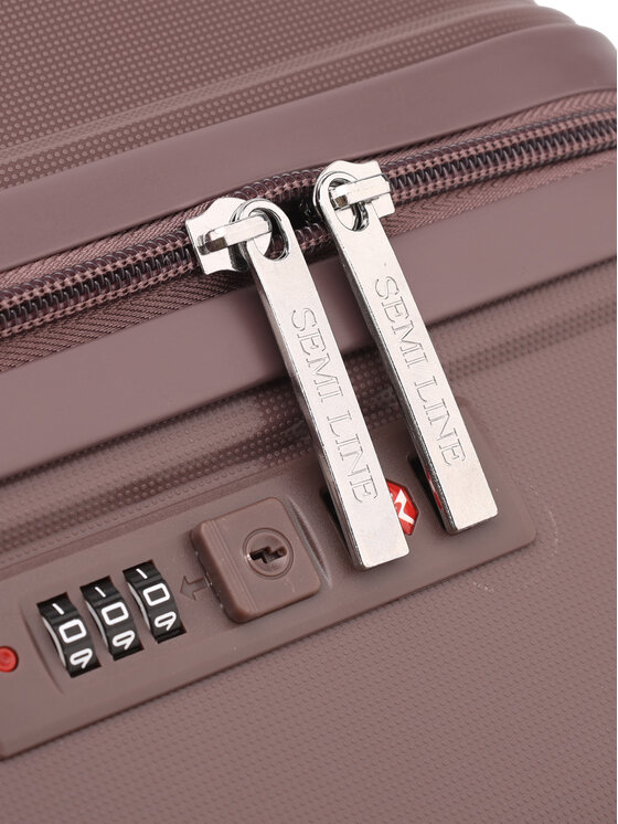Semi Line Semi Line Valigia grande T5827-3 Marrone