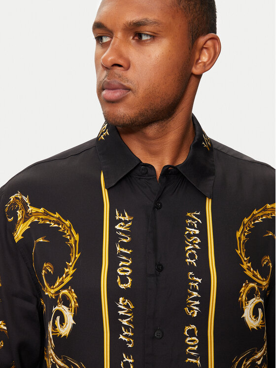 Versace Jeans Couture Versace Jeans Couture Košile 77GAL2RC Černá Regular Fit