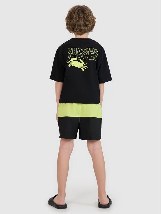 4F 4F Pantaloncini da bagno 4FJWSS25UBDSM116-45S Verde Regular Fit