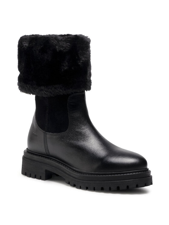Geox Geox Členková obuv D Iridea M D04HRM 02246 C9999 Čierna