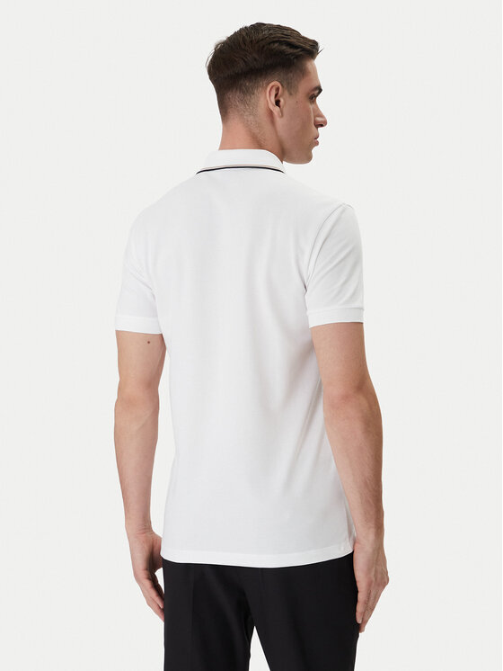 BOSS BOSS Polo Birdie Paule 50559365 Biały Slim Fit