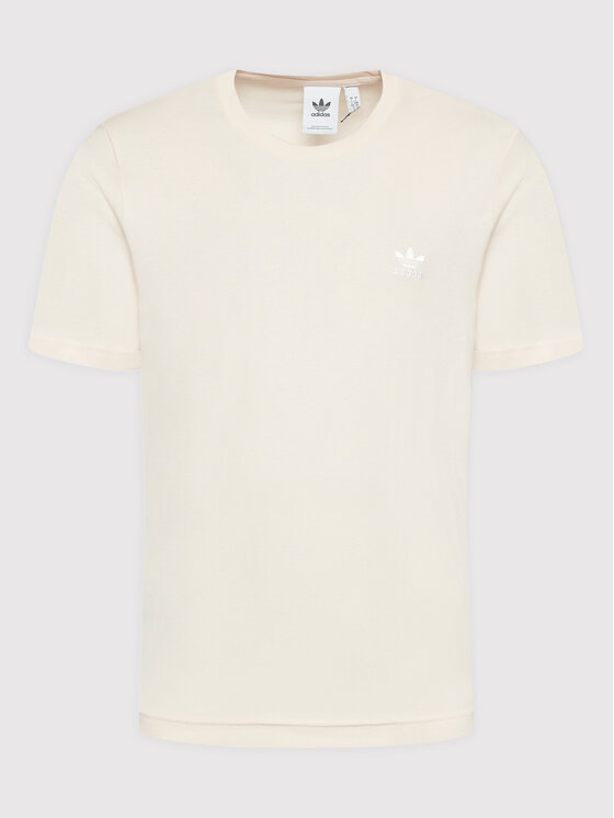 adidas adidas Тишърт adicolor Essentials Trefoil HE7194 Бежов Regular Fit