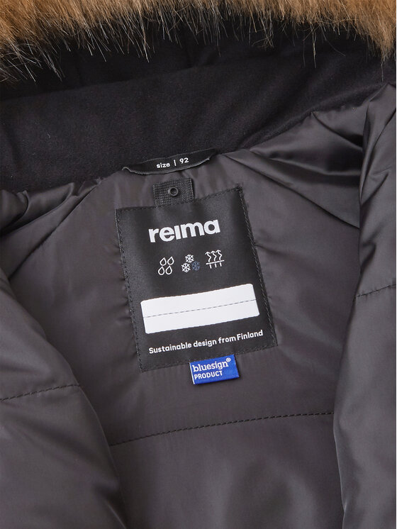 Reima Reima Overall de iarnă Lappi 5100129C Negru Regular Fit