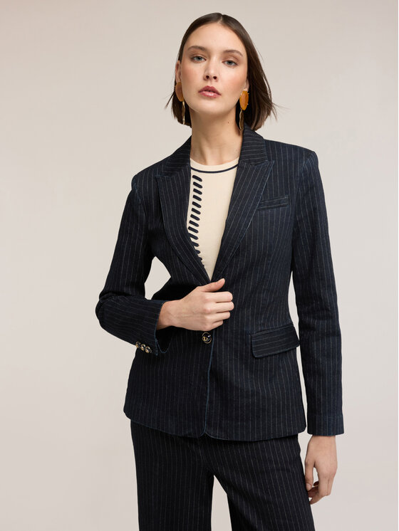 Motivi Motivi Giacca di transizione Q011Q001027N034 Blu Regular Fit