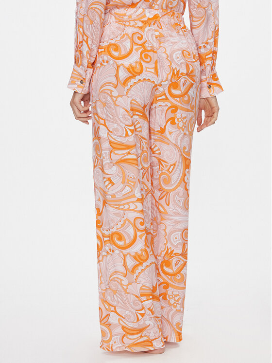 Melissa Odabash Melissa Odabash Текстилни панталони Olivia CR Оранжев Relaxed Fit