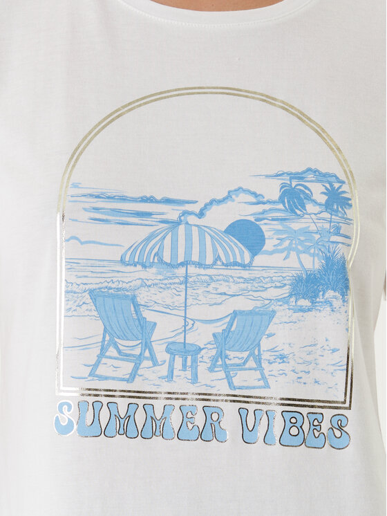 Morgan Morgan T-särk 251-DVIBES Valge Regular Fit