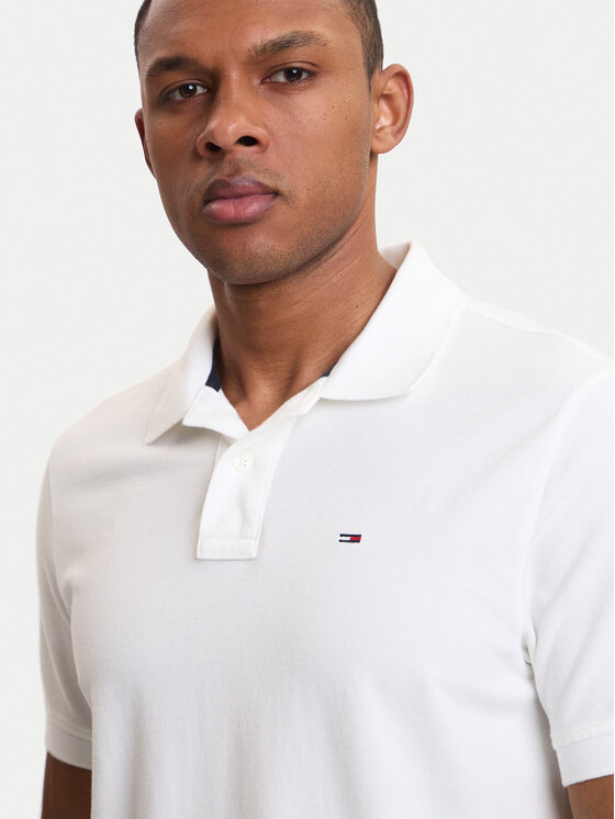 Tommy Jeans Tommy Jeans Pólóing DM0DM22711 Fehér Regular Fit