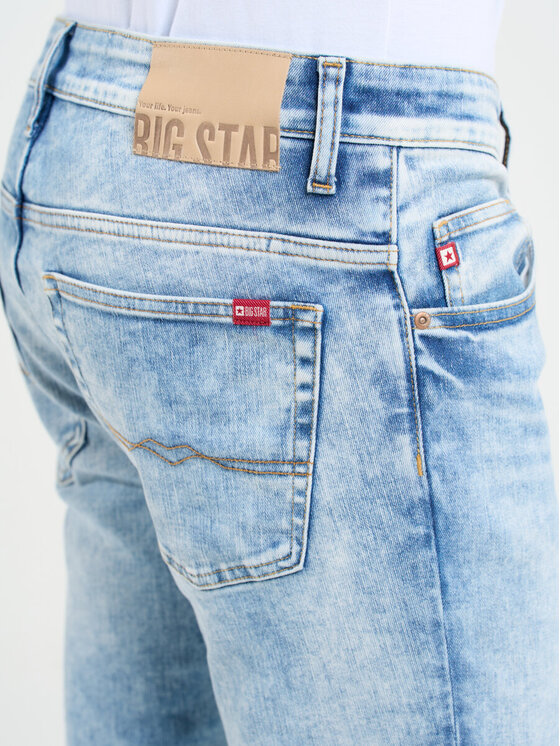 BIG STAR BIG STAR Jeansy JEFFRAY_245_190 Niebieski Skinny Fit
