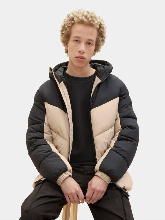 Tom Tailor Denim Tom Tailor Denim Winterjacke 1038858 Beige Regular Fit