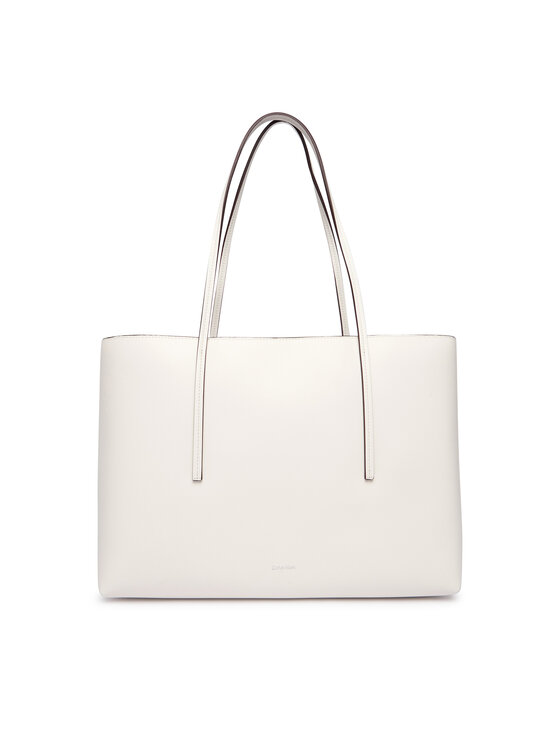 Calvin Klein Calvin Klein Kabelka Foil Logo Tote W/Pouch LV04F3274G Biela