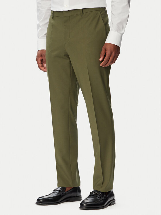 HUGO HUGO Abito completo Henry-Getlin253X 50567894 Verde scuro Slim Fit
