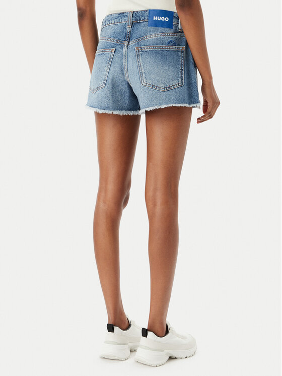 HUGO HUGO Jeans kratke hlače Galimon 50561167 Modra Regular Fit