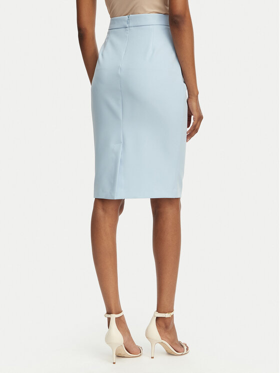 Maryley Maryley mini svārki 26EB710/43MA Gaiši zila Regular Fit