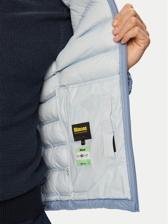 Blauer Blauer Зимно яке Charles 26WBLUC02218 Светлосин Regular Fit