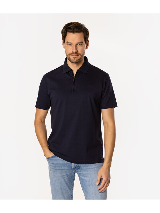 Lee Cooper Lee Cooper Polo TRIS 5056 Granatowy Regular Fit