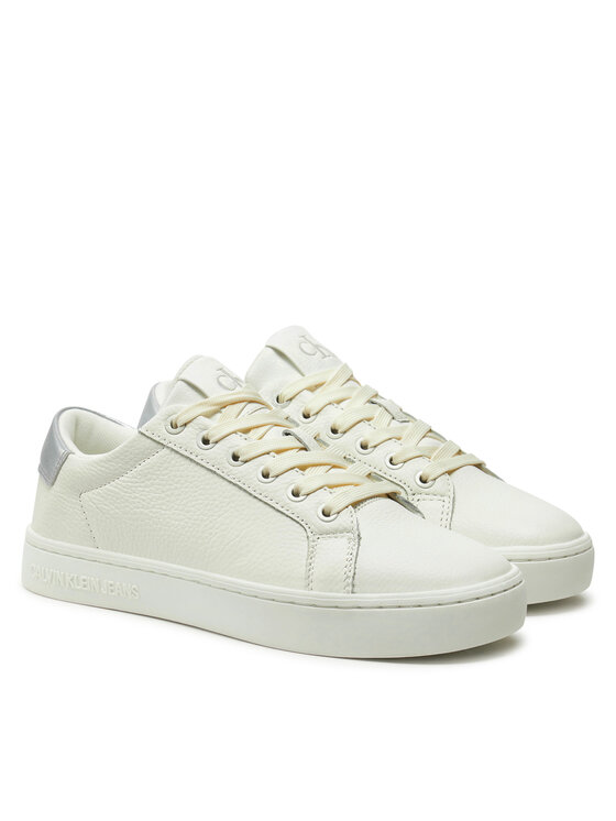 Calvin Klein Jeans Calvin Klein Jeans Laisvalaikio batai Classic Cupsole Low Ohb YW0YW01799 Balta