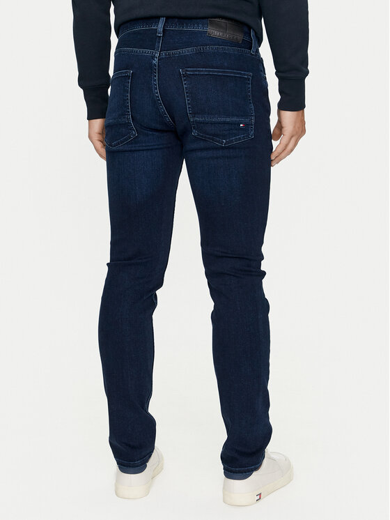 Tommy Hilfiger Tommy Hilfiger Džinsai Denton MW0MW35728 Tamsiai mėlyna Straight Fit