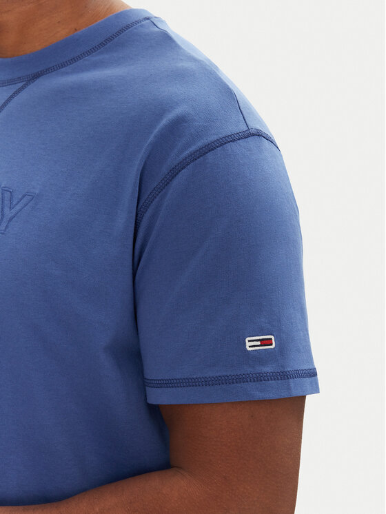 Tommy Jeans Tommy Jeans Tričko Tonal Crest DM0DM20805 Modrá Relaxed Fit