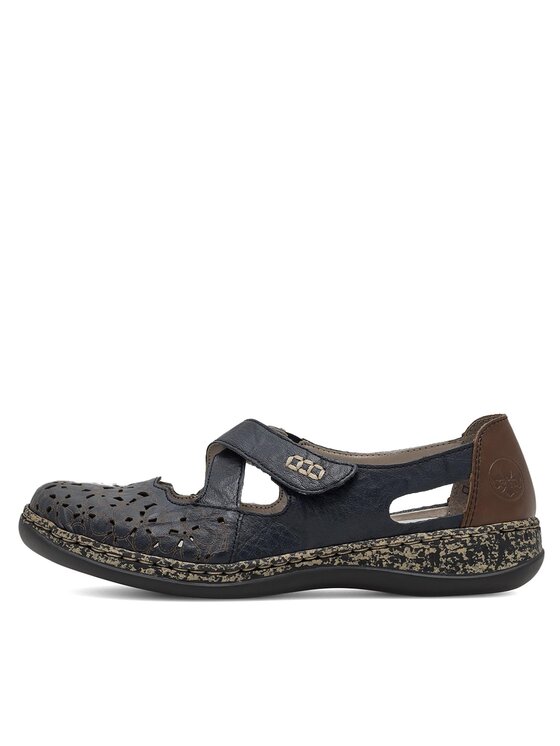 Rieker Rieker Pantofi 463H4-14 Bleumarin