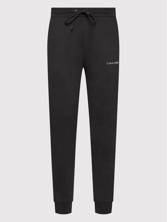 Calvin Klein Calvin Klein Spodnji del trenirke Small Logo K10K107954 Črna Regular Fit