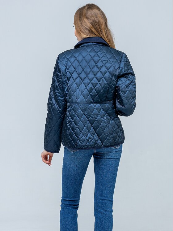 Perso Perso Kurtka przejściowa BLE268015F Granatowy Regular Fit