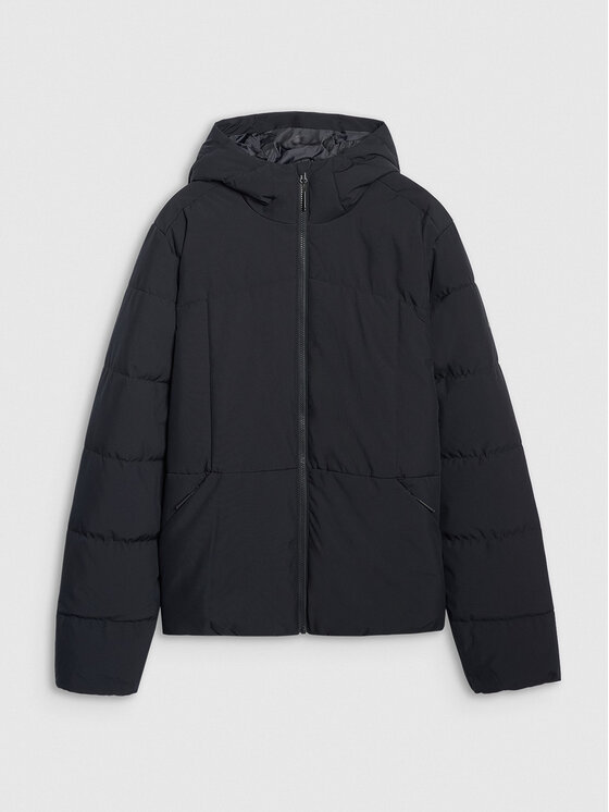 4F 4F Kurtka puchowa URBAN COMMUTER Czarny Regular Fit