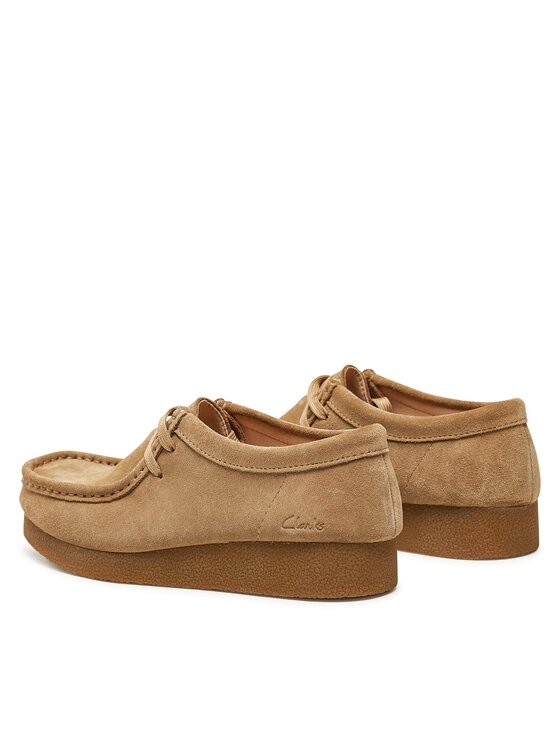 Clarks Clarks Nizki čevlji WallabeeEvoSh 261747474 Bež