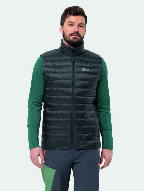 Jack Wolfskin Jack Wolfskin Жилет Pilvi 1207711 Чорний Regular Fit