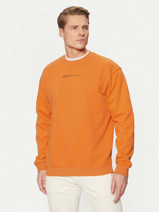 Tom Tailor Denim Mikina 1038751 Oranžová Regular Fit