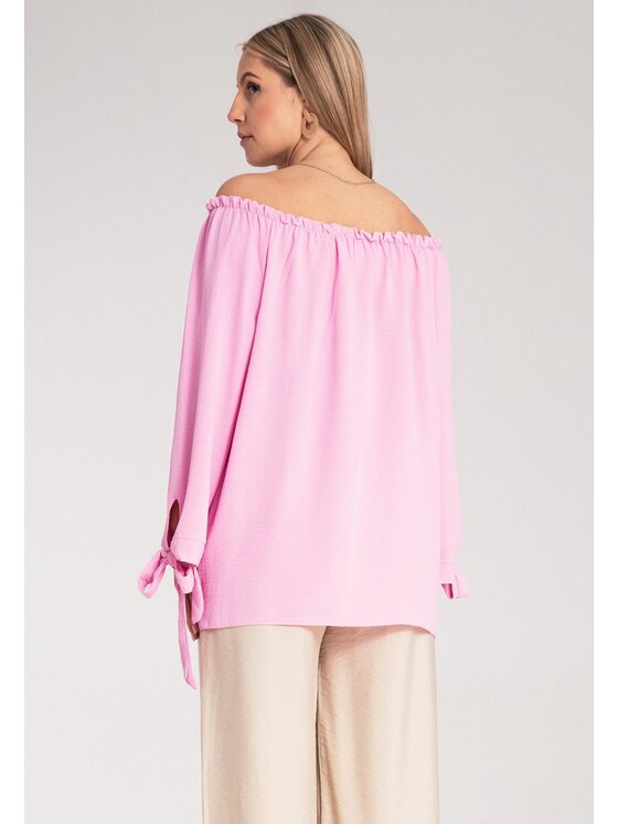 FIGL FIGL Halenka M1133 Růžová Regular Fit
