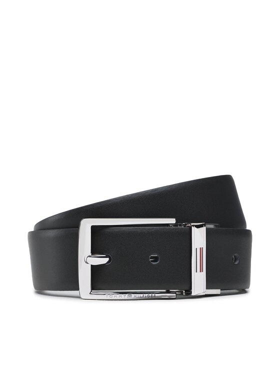Pasek Męski Tommy Hilfiger, Granatowy, Business 3.5 Rev AM0AM10676
