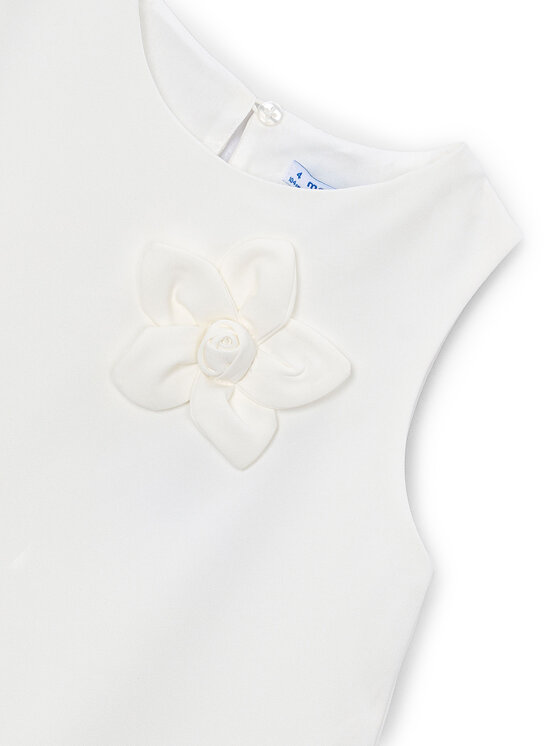 Mayoral Mayoral Eleganta kleita 3922 Écru Regular Fit